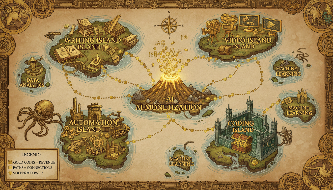 The Ultimate AI Monetization Map 2026: 27 Proven Ways to Make Money